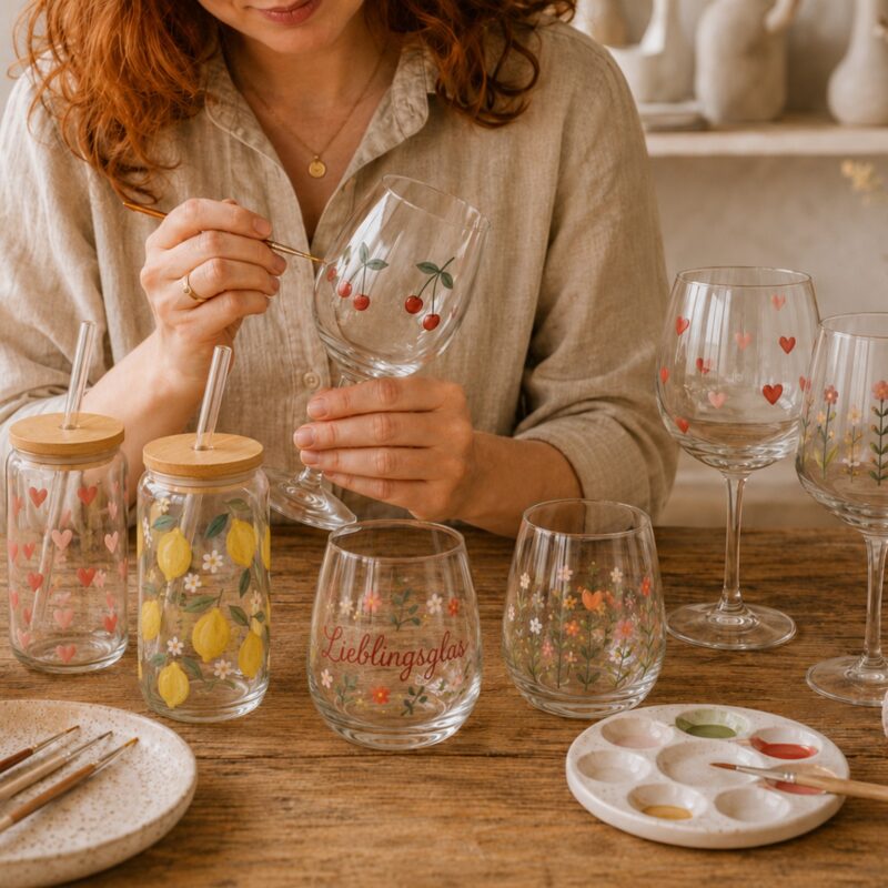 Lieblingsglas – Kreativ bemalt