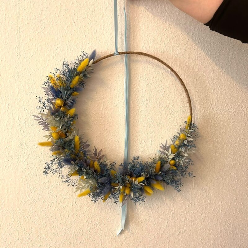 Trockenblumen Loop gestalten