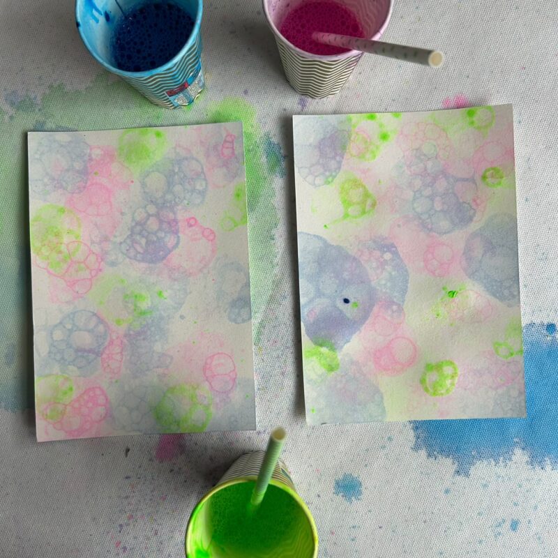 Ferienworkshop Bubble Art