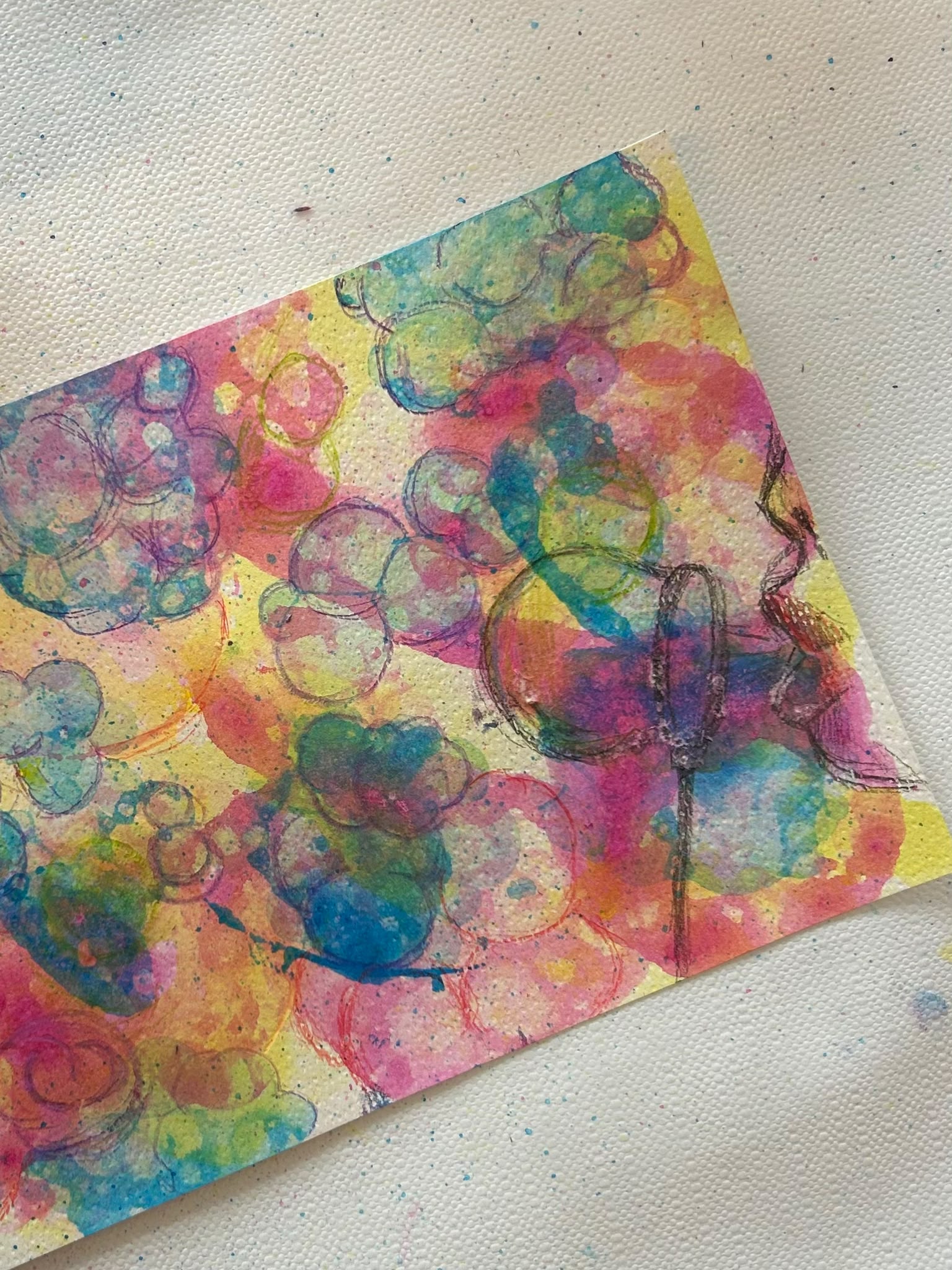 Ferienworkshop Bubble Art – Bild 2