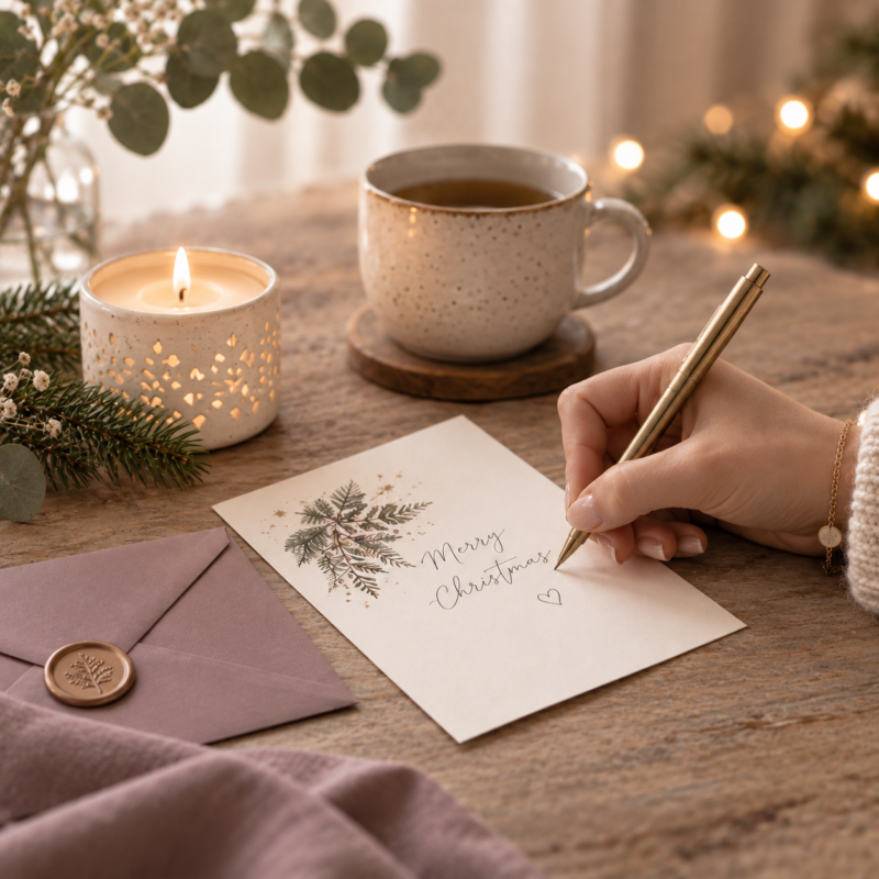 Worte finden - Deine kreative Weihnachtspost